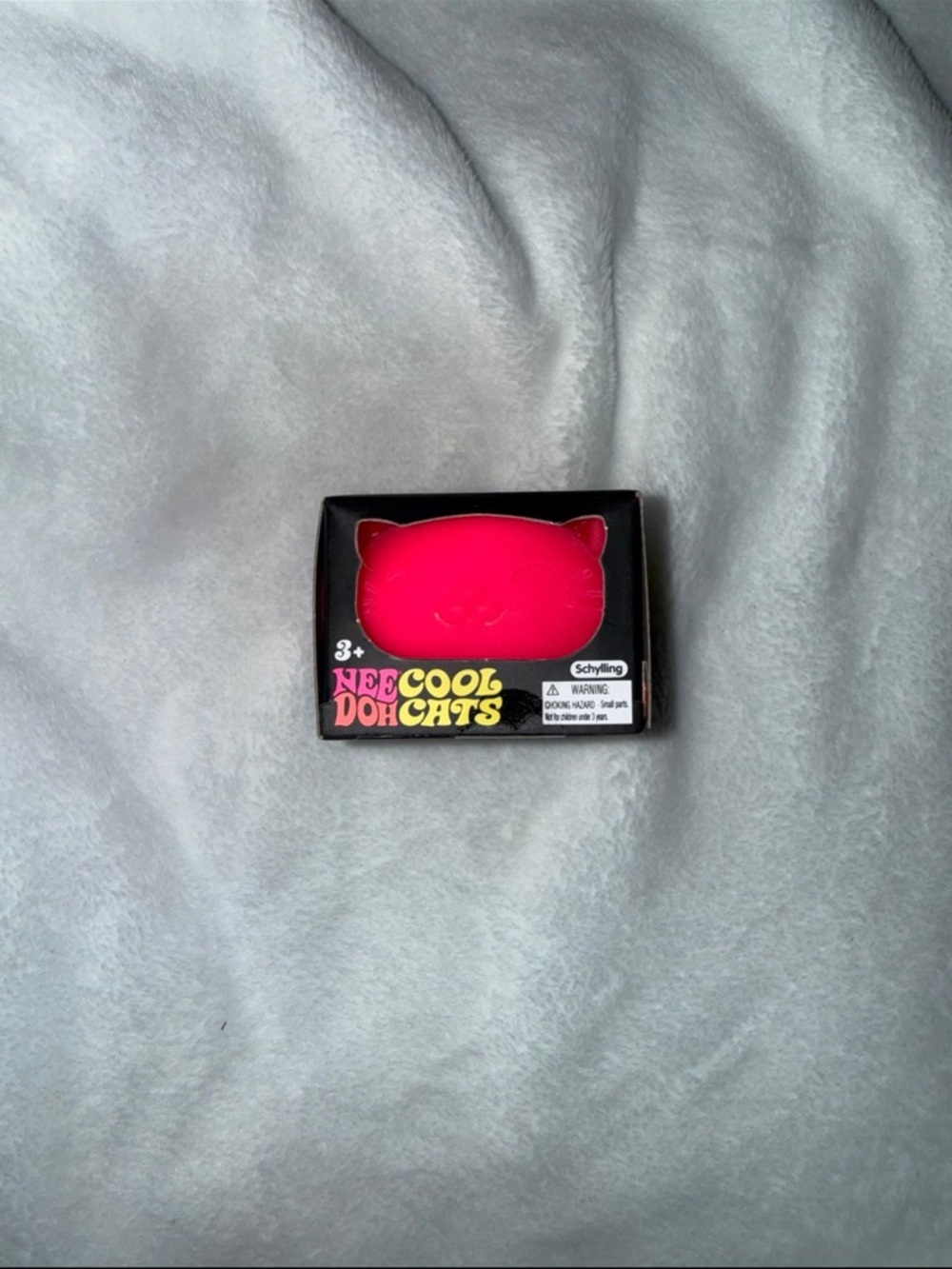 NeeDoh Cool Cats Pink Squeeze Sensory Toy